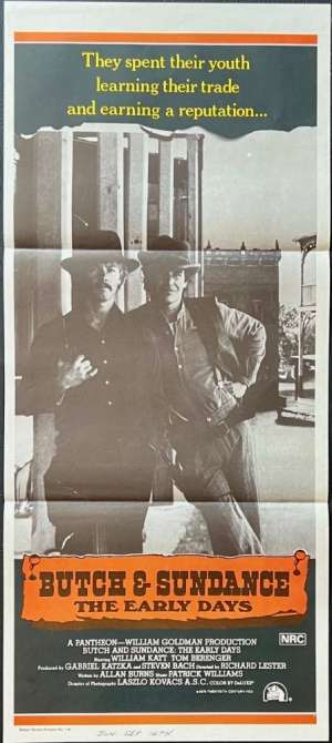 Butch And Sundance The Early Days Poster Original Daybill 1979 Tom Berenger