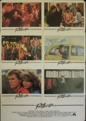 Footloose Poster Original Photosheet 1984 Kevin Bacon Lori Singer