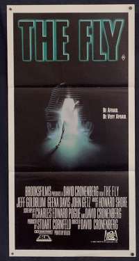 The Fly Movie Poster Original Daybill 1986 David Cronenberg Jeff Goldblum