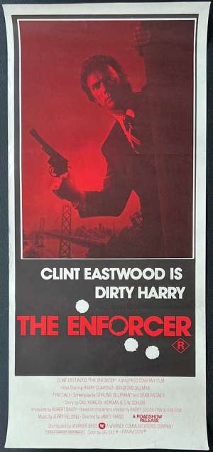 The Enforcer Poster Original Daybill 1976 Clint Eastwood Dirty Harry Red Art