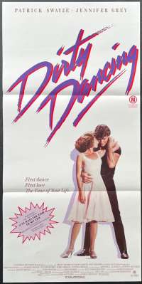 Dirty Dancing movie poster Daybill Patrick Swayze Jennifer Grey