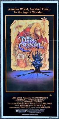 The Dark Crystal 1982 Daybill movie poster Jim Henson Frank Oz