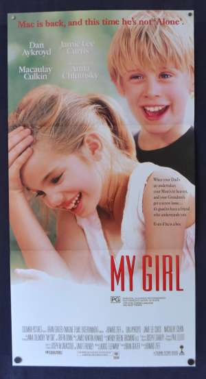 My Girl Poster Original Daybill 1991 Dan Aykroyd Jamie Lee Curtis Macaulay Culkin