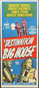 Destination Big House Poster Daybill Original Rare 1950 Dorothy Patrick