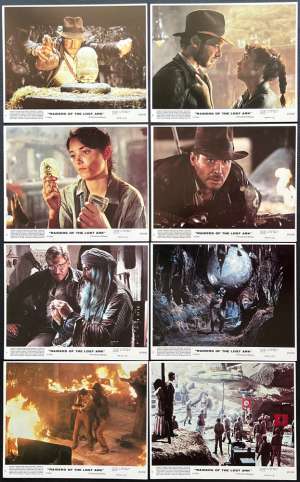 Raiders Of The Lost Ark Lobby Card Set Original 8x10 USA 1981 Rare