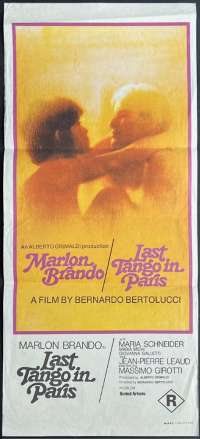 Last Tango In Paris Poster Original Daybill 1972 Marlon Brando Maria Schneider