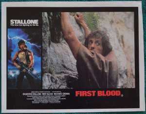 First Blood Lobby Poster Original 11x14 No.3 Sylvester Stallone Rambo