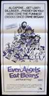 Even Angels Eat Beans Daybill Movie poster