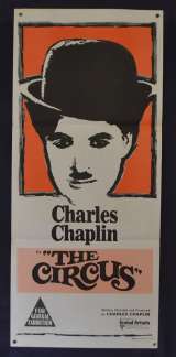 The Circus 1928 Movie Poster Original Daybill 1970's Re-Issue Charles Chaplin