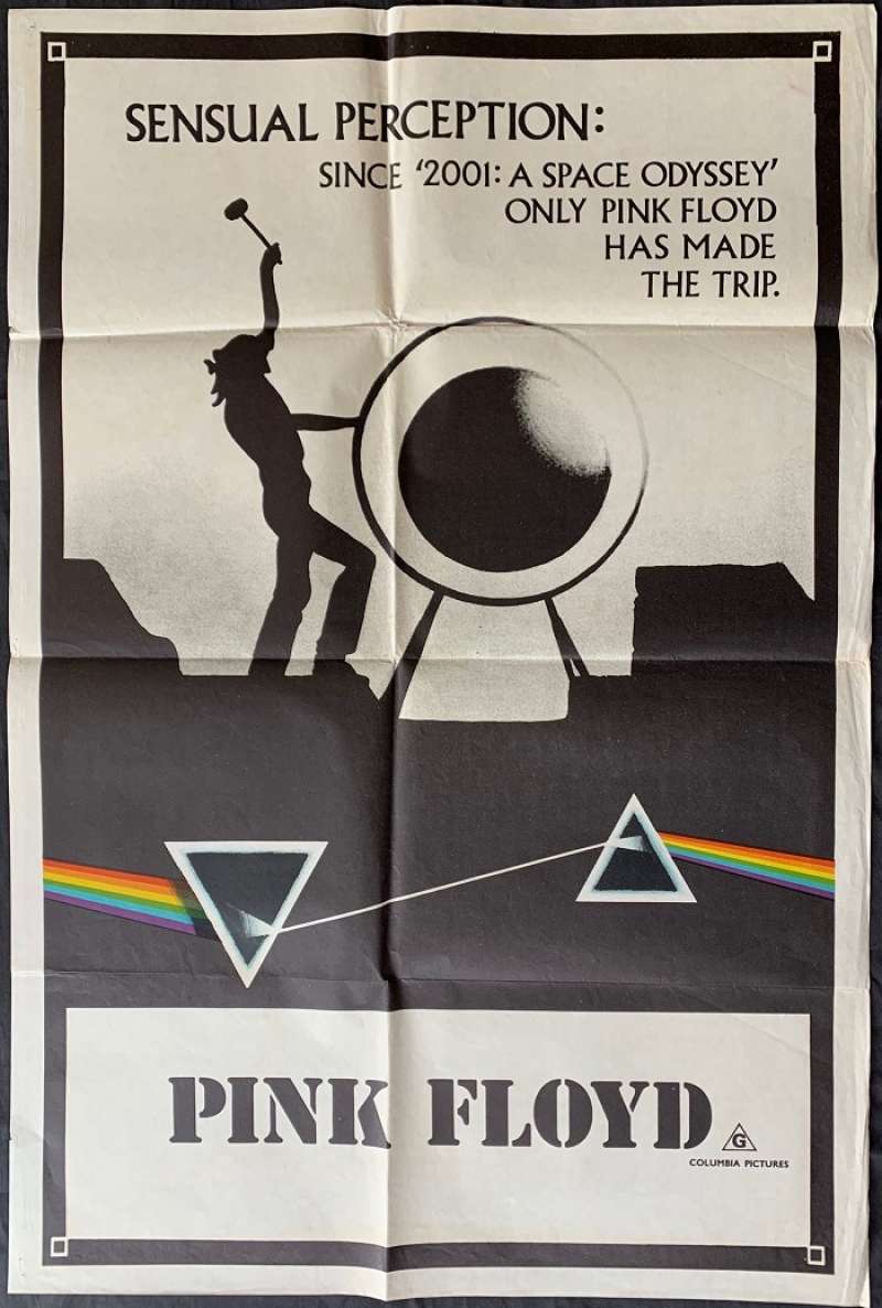 Pink Floyd - Live At Pompei - Retro Vintage Music Poster - Large