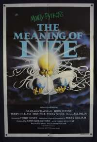 The Meaning Of Life Poster One Sheet Original 1983 Monty Python John Cleese