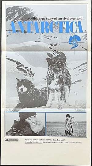 Antarctica Movie Poster Original Daybill 1983 South Pole Story Japanese Film