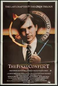 The Final Conflict Poster One Sheet Original 1981 Sam Neill Omen 3