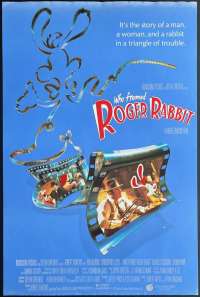 Who Framed Roger Rabbit Poster One Sheet USA International 1988