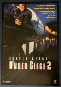 Under Siege 2 Dark Territory Poster Original One Sheet DVD Release 1995 Seagal