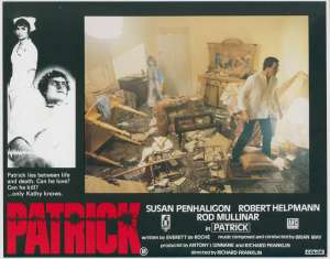 Patrick 1978 Lobby Card No.4 Rare Ozploitation Robert Helpmann