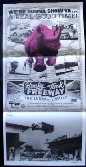 Honky Tonk Freeway Daybill Movie poster