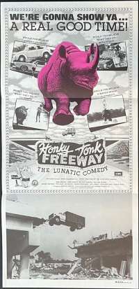 Honky Tonk Freeway Daybill Movie poster