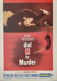 Dial M For Murder Poster Grace Kelly Commercial Reprint 1987