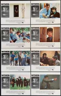 Witness Lobby Card Set 11x14 Rare UK Original 1985 Harrison Ford