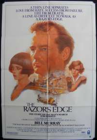The Razor's Edge 1984 Bill Murray Tom Jung Artwork One sheet movie poster