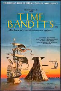 Time Bandits Poster Original One Sheet 1981 Monty Python John Cleese