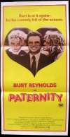 Paternity Movie Poster Original Daybill Burt Reynolds Beverly D'Angelo Lauren Hutton