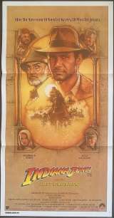 Indiana Jones And The Last Crusade Poster Original Daybill 1989 Harrison Ford
