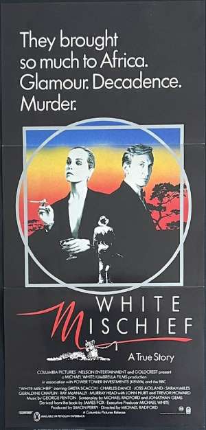 White Mischief Poster Daybill Original 1987 Greta Scacchi Charles Dance