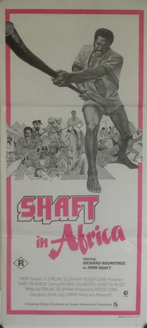 Shaft In Africa Poster Original Daybill Richard Roundtree
