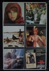 Heat And Dust Poster Original Photosheet 1983 Greta Scacchi Julie Christie