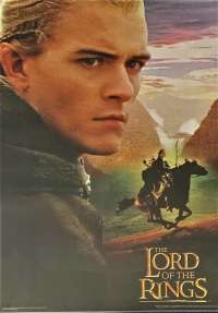 Lord Of The Rings Poster One Sheet Repint Legolas Laminated