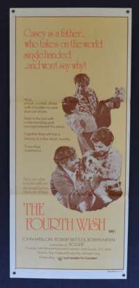 Fourth Wish, The 1976 movie poster John Meillon Australian Daybill