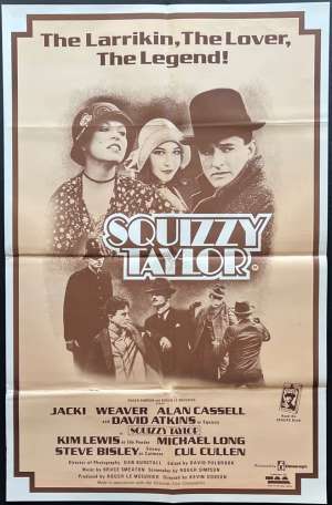 Squizzy Taylor Poster Original One Sheet Rare 1982 David Atkins