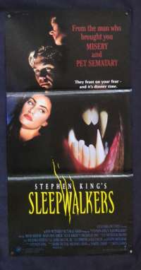 Sleepwalkers 1992 Rare Daybill movie poster Brian Krause Stephen King