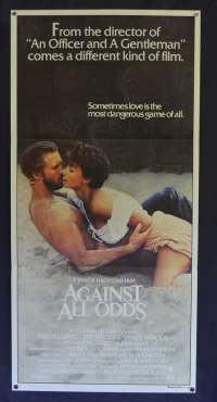 Against All Odds Movie Poster Original Daybill 1984 Jeff Bridges Rachel Ward