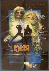 Return Of The Jedi Poster Original USA International One Sheet 97 Special Edition