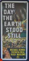 The Day The Earth Stood Still Daybill Poster 1970's Re Issue