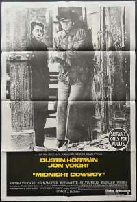 Midnight Cowboy Poster Original One Sheet 1969 Dustin Hoffman
