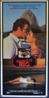 Blame It On Rio Poster Original Daybill 1984 Michael Caine Demi Moore Stanley Donen