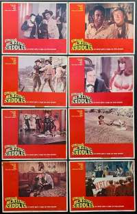 Blazing Saddles Lobby Card Set Original USA 11"x 14" 1974