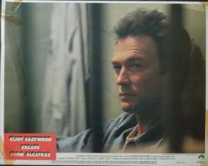 Escape From Alcatraz 1979 Clint Eastwood Fred Ward Lobby Card No 1