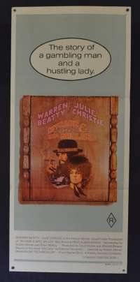 McCabe And Mrs Miller Movie Poster Original Daybill 1971 Amsel Artwork