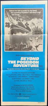 Beyond The Poseidon Adventure Poster Original Daybill 1979 Michael Caine Irwin Allen