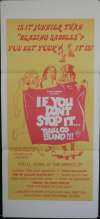 If You Don't Stop It, You'll Go Blind 1974 Daybill Movie poster Sex Comedy
