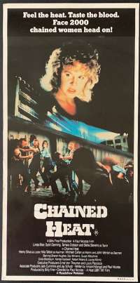 Chained Heat Movie Poster Original Daybill 1983 Linda Blair Prison