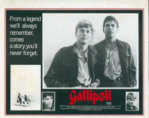 Gallipoli Photosheet Lobby 3 Original 11x14 Rare 1981 Mark Lee