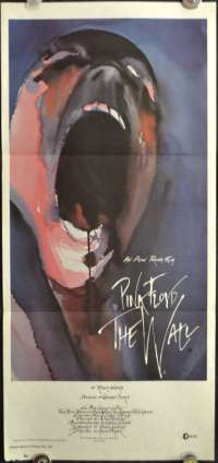 Pink Floyd The Wall Poster Daybill Original 1982 Bob Geldof Pink Floyd