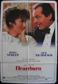 Heartburn One Sheet Australian Movie poster