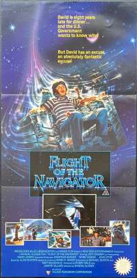 Flight Of The Navigator Movie Poster Original Daybill 1986 Joey Cramer